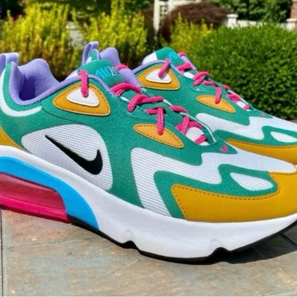 Nike Kids' Colorful Sneakers - Green, Yellow, Pink, Blue - Picture 1 of 4